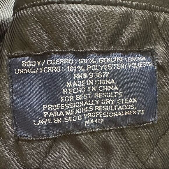Stafford leather large jacket - brand new with tags! - Picture 4 of 4